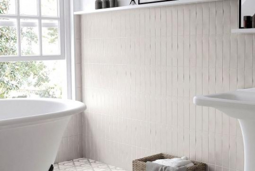 Плитка керамическая Equipe Carrara Metro настенная 7,5х15